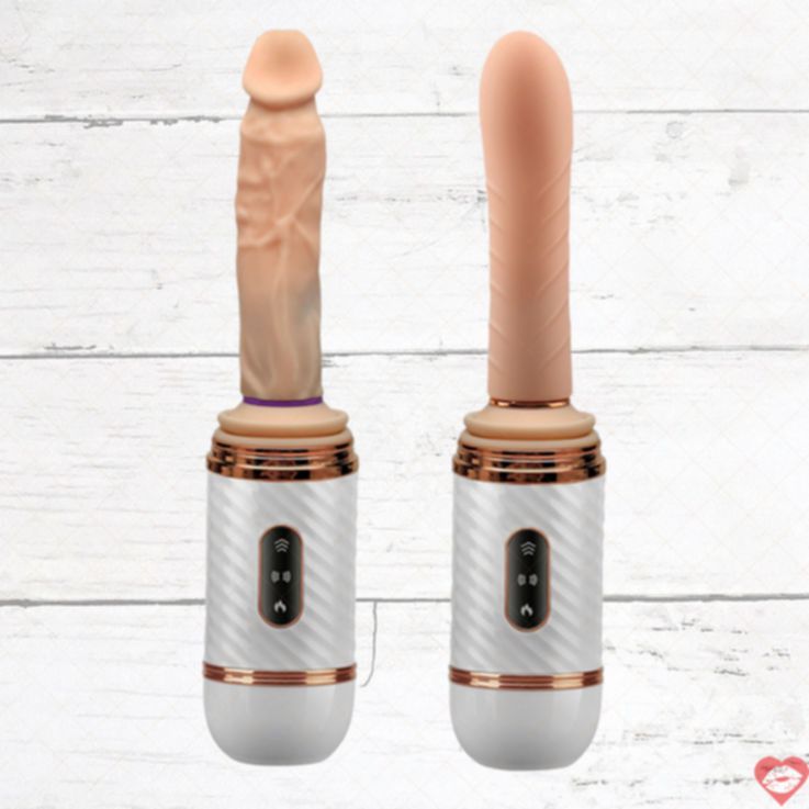 Dildo Tự Động Thúc G-Spot Không Tay Rung Xuyên Thấu Mãnh Liệt
