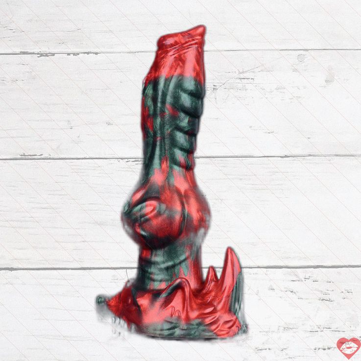 Dildo Chó 7 Inch Silicone Bạch Kim Mềm Mại Khủng