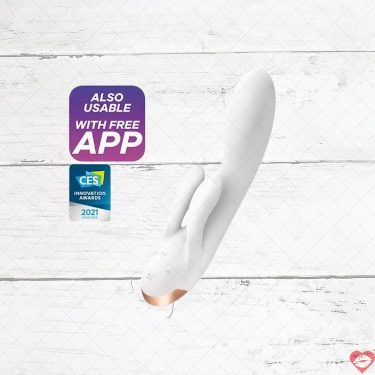 Satisfyer Double Flex Rabbit App G-Clit Siêu Linh Hoạt