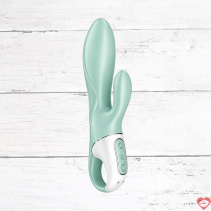 Satisfyer Air Pump Bunny 5 App Rung Không Khí Đôi