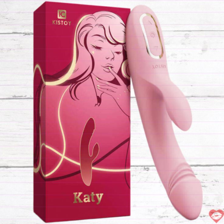 KissToy Katy Dildo Nóng Rung Dual Stim Thực