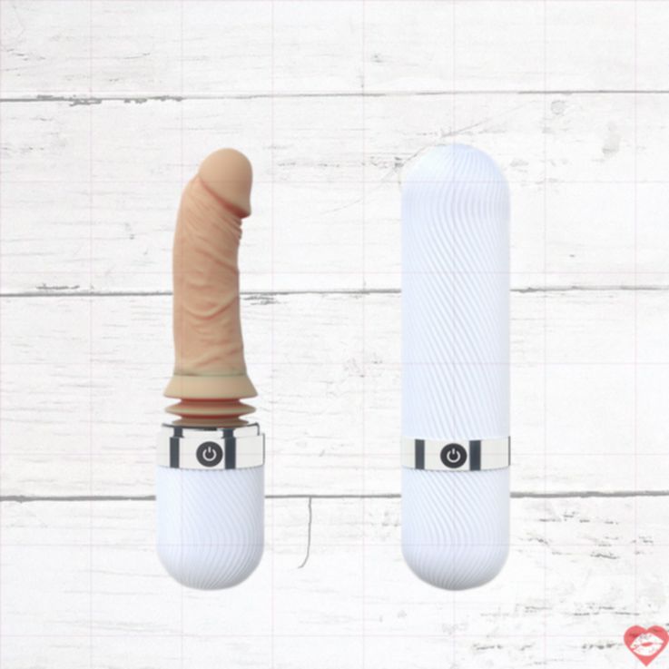 DIBE máy sex dildo thật rung đẩy nóng tự động