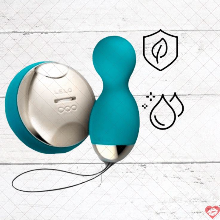 Lelo Hula Beads Xoay Rung Xanh 9.8cm