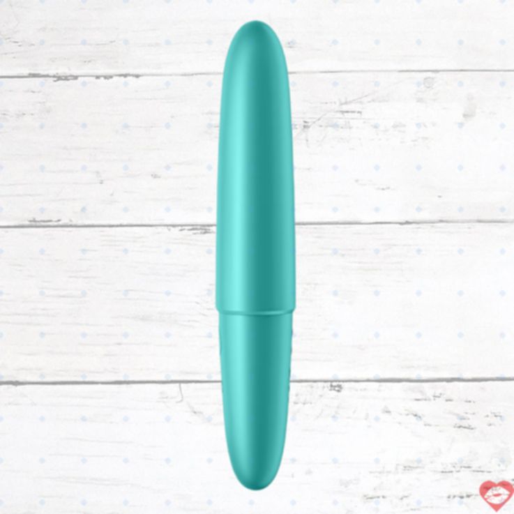 Satisfyer đạn rung siêu mạnh 6 xanh ngọc 12.75cm chống nước