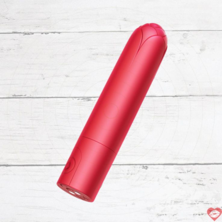 Erocome Mini Bullet Vibe Đỏ 8.5cm Thủy Phân Siêu Mạnh 