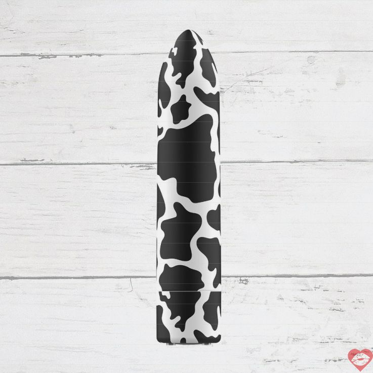 Custom Bullets Cow Bullet Rung Nam Châm Đen Trắng 6.25cm