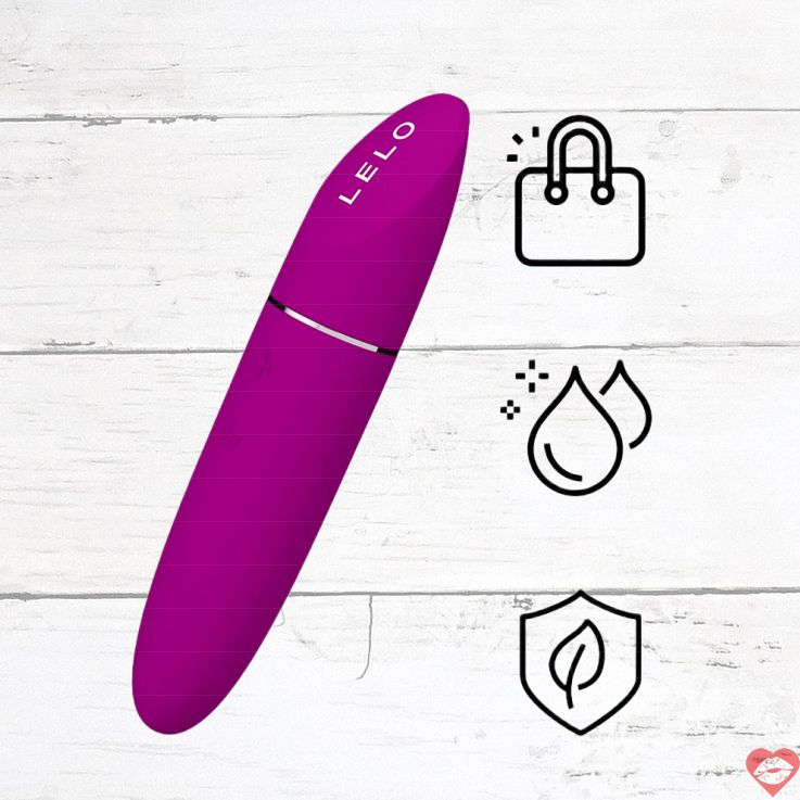 Lelo Mia 3 Son Môi Rung Âm Hạt Tím Siêu Mạnh