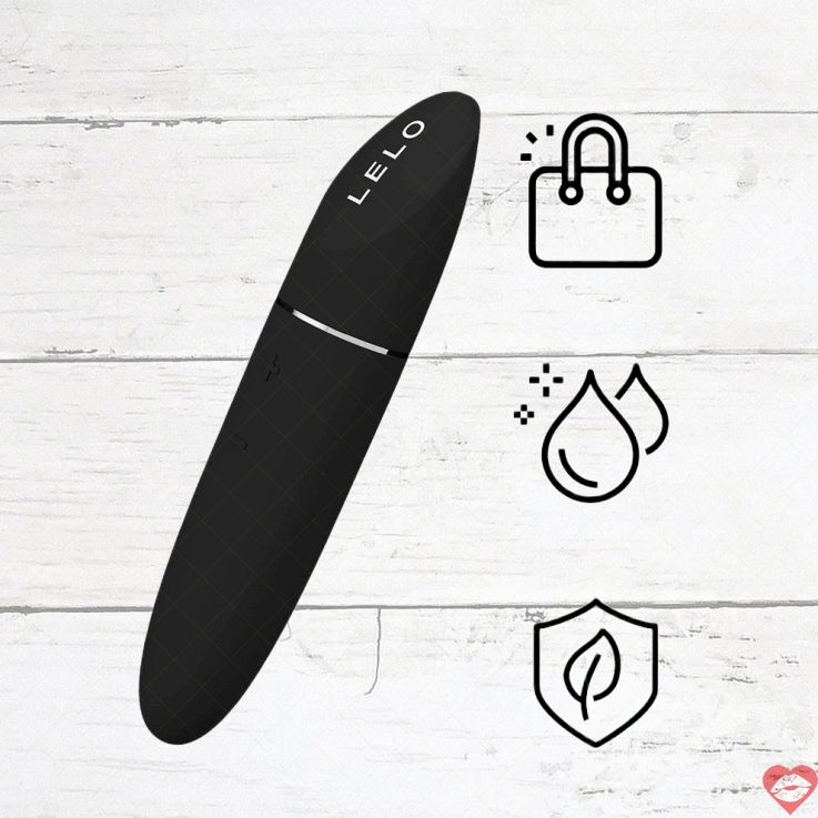 Lelo Mia 3 son môi kích thích âm vật đen, kín đáo mạnh