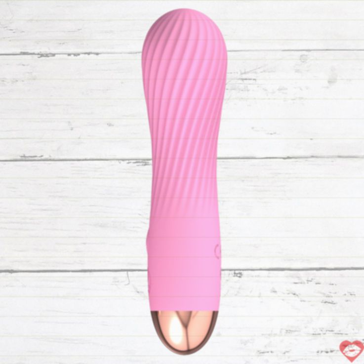 Vibrator Cuties Mini Hồng Rãnh Waterproof Thăng Hoa