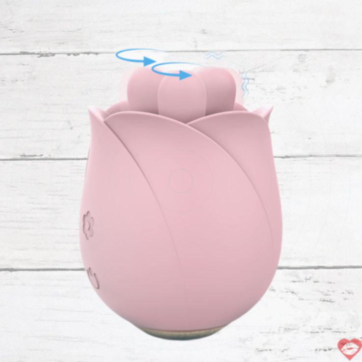 Rose Toy Hồng Rung Quay 9 Chế Độ Mút Âm Hạch Thủy 