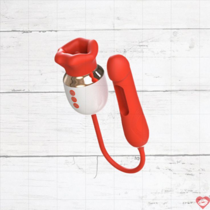 Toyshcool Rose Kiss 2 4in1 Rung Mút Liếm Cực Khoái 