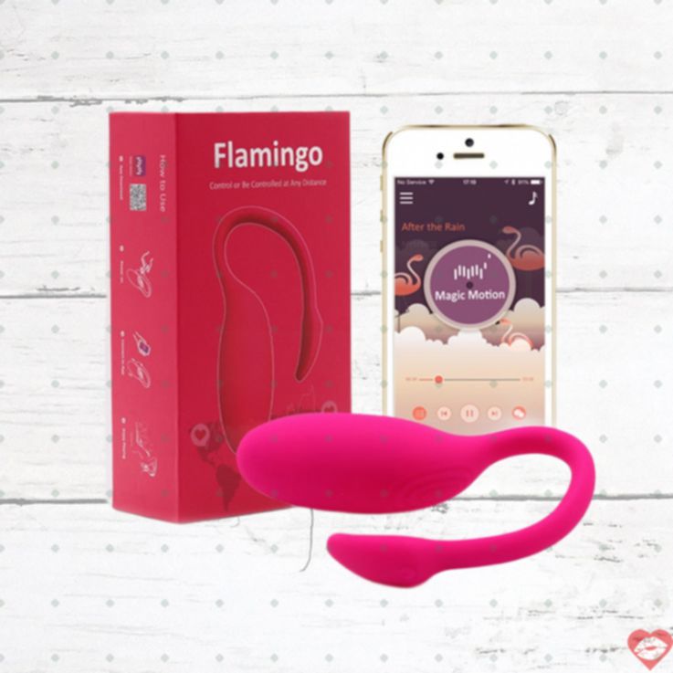 Magic Motion Flamingo Trứng Rung Bluetooth APP Siêu Khoái