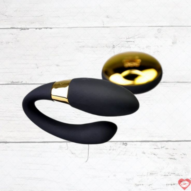 Lelo TIANI 24k Đen Điều Khiển Từ Xa Cặp Đôi Đam Mê