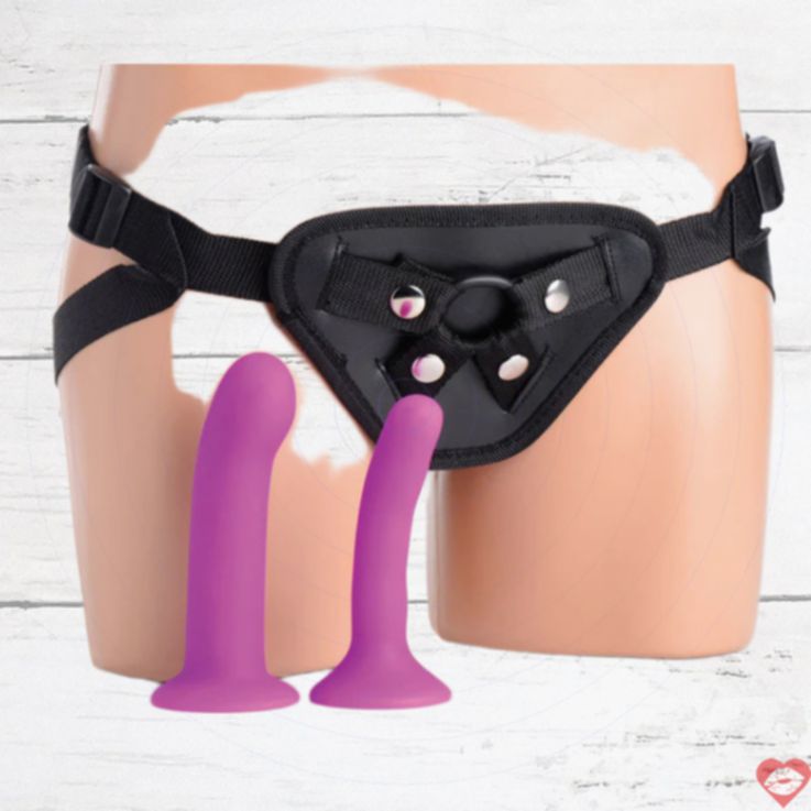 Strap-on Double G Rung Kép Silicone Sướng Cả Đôi 