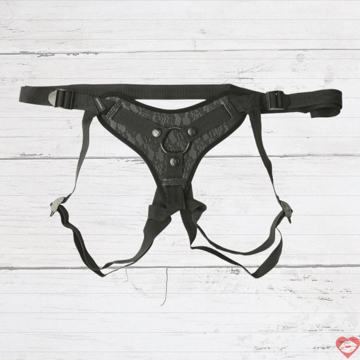 Sportsheets Lace Strap-On Đai Điều Chỉnh Thoải Mái 