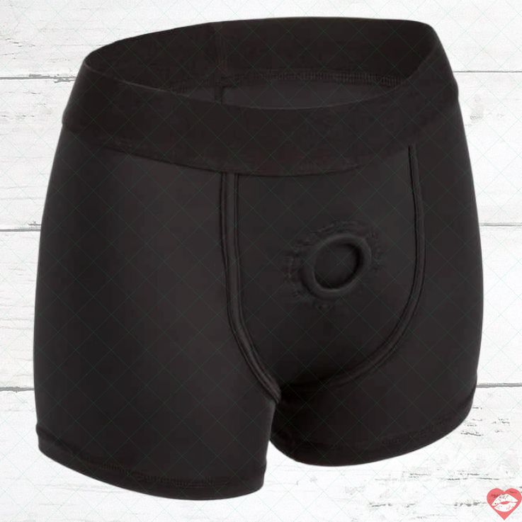Quần Boxer Strap-on CalExotics Đen L/XL Boundless 
