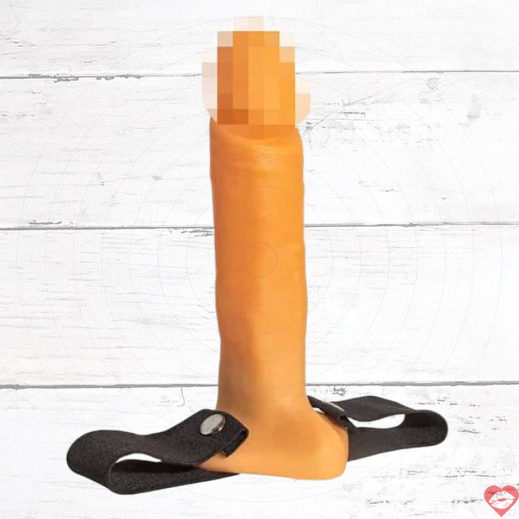 Strap-on Rỗng Jaga-Jaga 19.8cm Da Thịt Siêu Thoải 