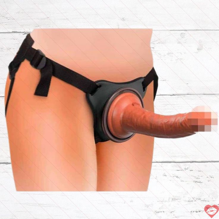 Pipedream King Cock Strapon Đen Silicone Thoải Mái Đôi Lứa 