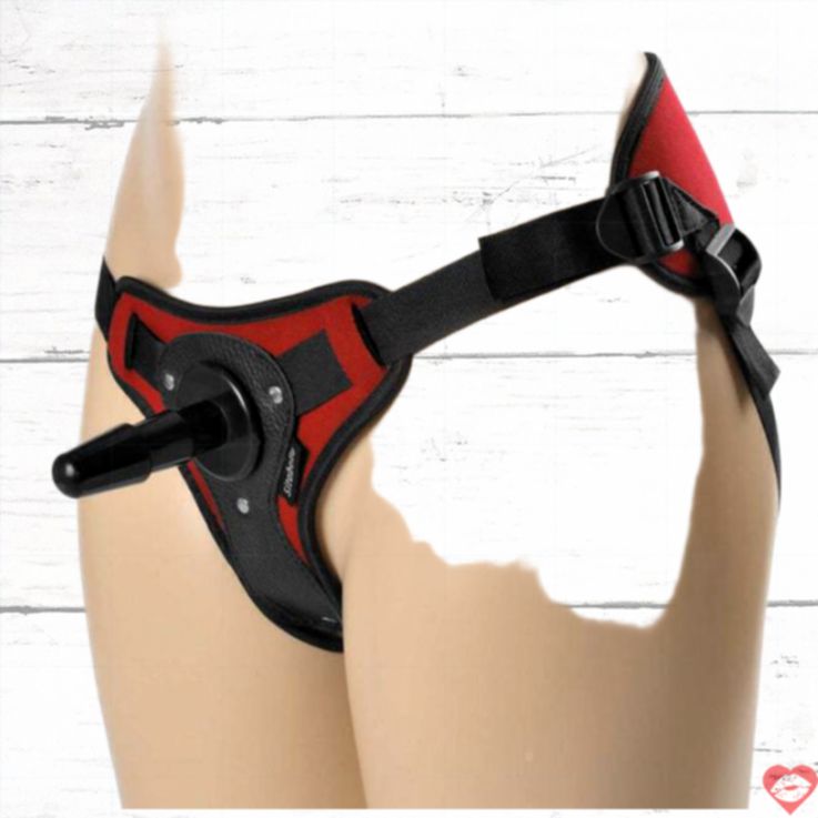 Sitabella Dual Peak Tru Tí Strapon Đỏ Vac-U-Lock Phê 