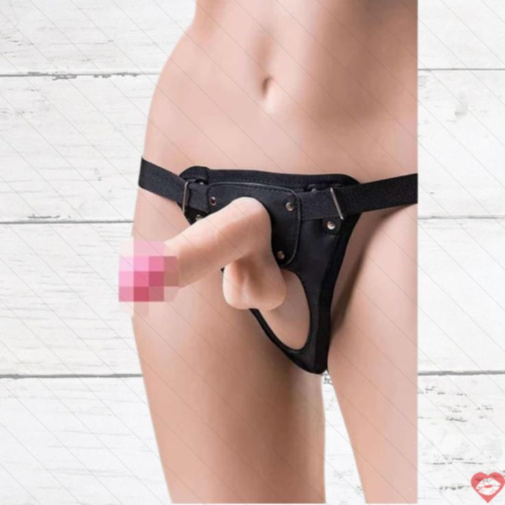 Strap-on RealStick Hunter TPR 14.5cm Da Thật Nứng Lồn 