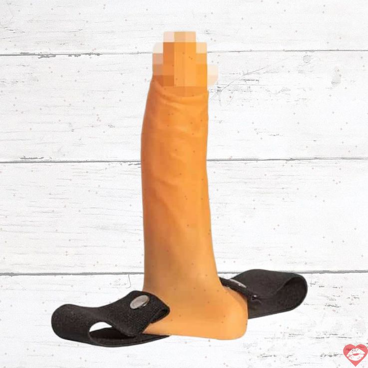 Jaga-Jaga Strapon Rỗng 17.6cm Da Liễu 3.6cm Hoang Dã 