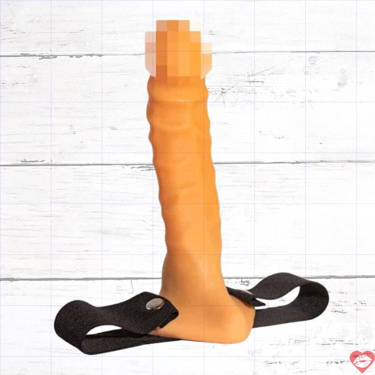 Jaga-Jaga 17 XXL Hollow Strap-On 20.7cm Rộng Rãi
