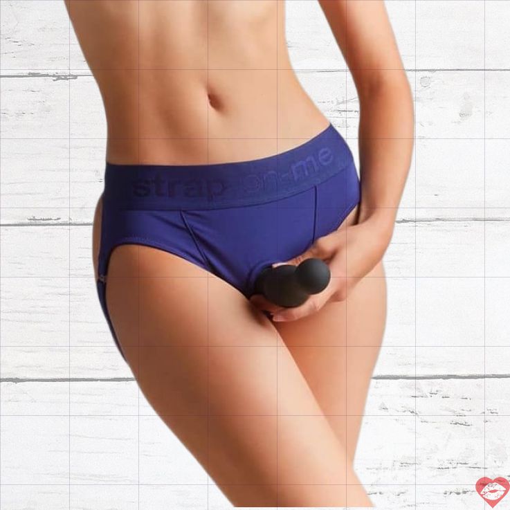 Strap-on-me Heroine Harness XL Quần Lót Xanh Siêu Cứng Nam Nữ