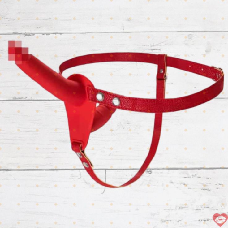Toyfa Black&Red Strap-On Đỏ Dual 24cm Kích Thích Đôi 