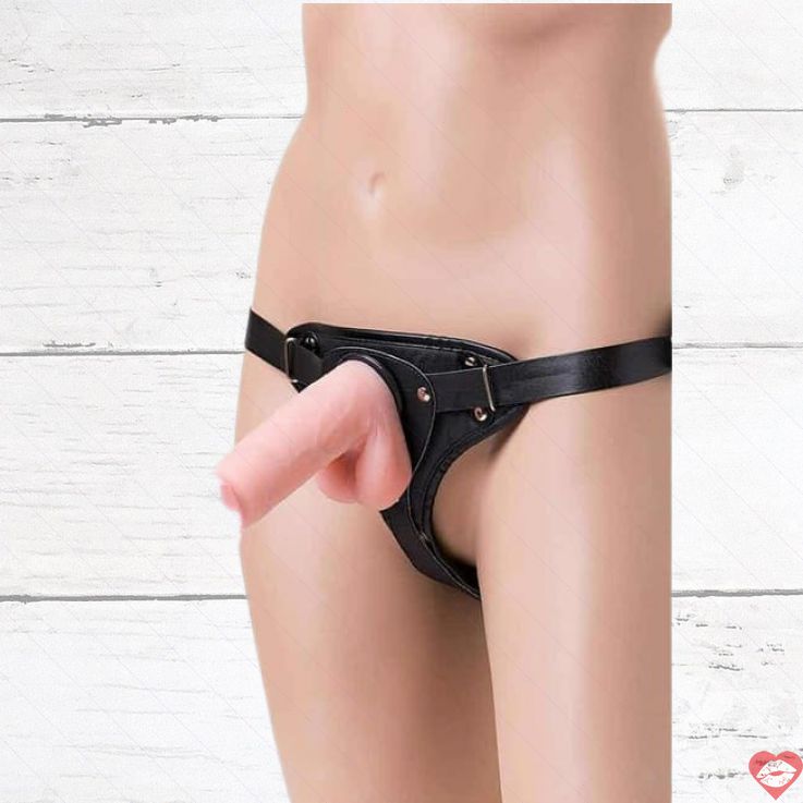 Strapon LoveToy Woman Long 3 Nắp 18.5cm