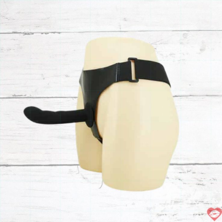 Baile Ultra Karin Strapon Silicone Đen 16.8cm