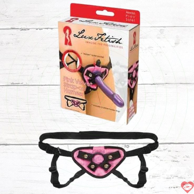 Lux Fetish Harness Hồng Plush Siêu Dễ Thương