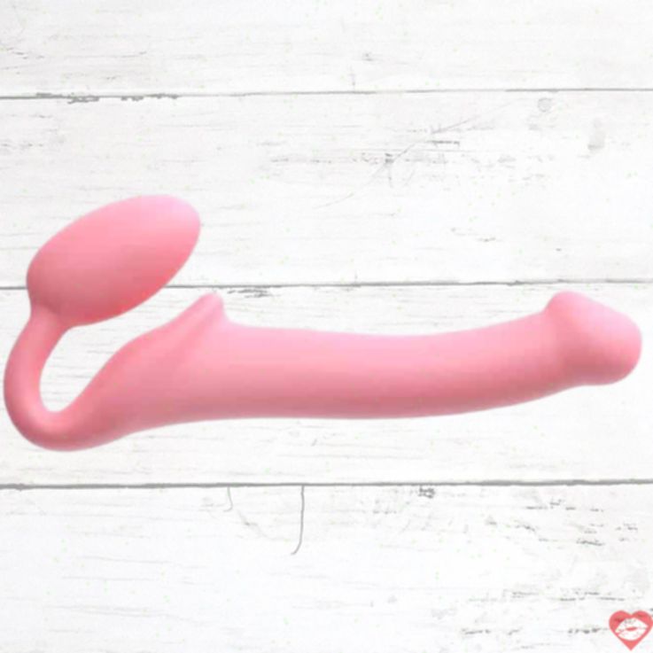 Strap-on-me Semi M Hồng 25cm Linh Hoạt Đỉnh 