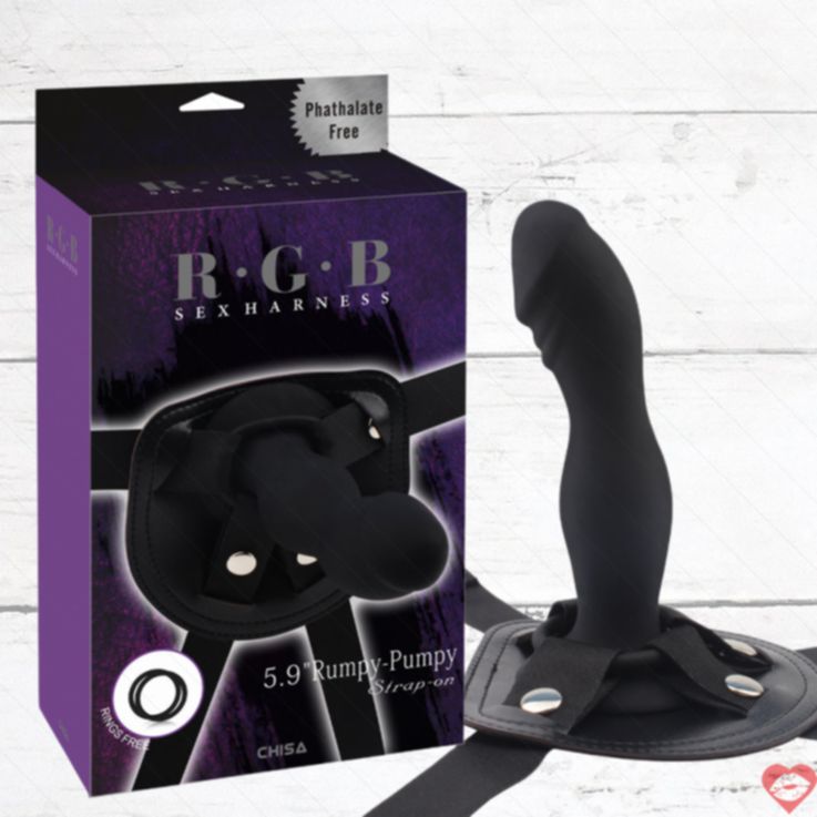 R.G.B Strap-on Dildo Harness Siêu Thoải Mái Khám Phá