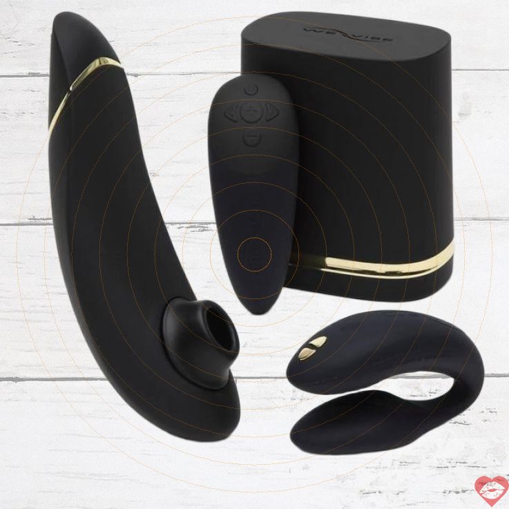 Bộ We-Vibe Chorus + Womanizer Premium 2 Đen Siêu Đỉnh