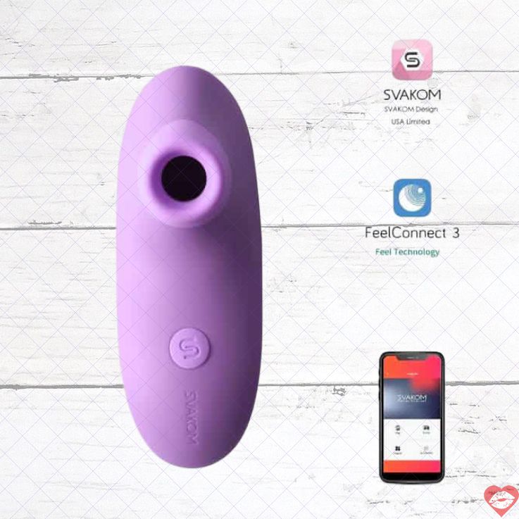 Svakom Pulse Lite Neo Tím Hút Âm Đạo App Điều Khiển
