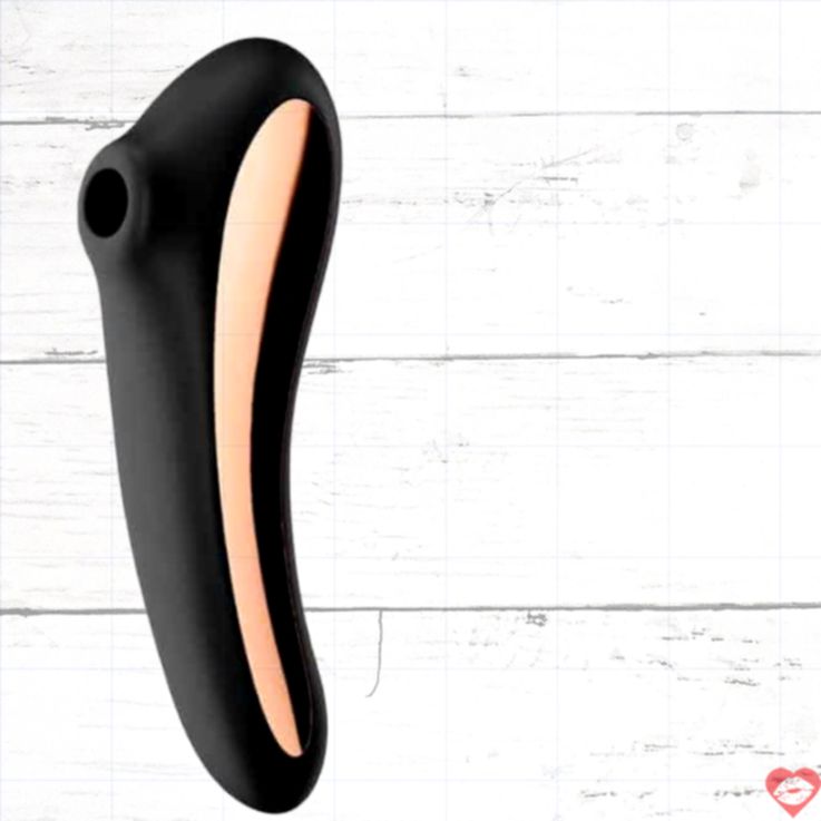 Satisfyer Dual Kiss Đen 2in1 Siêu Hút Rung