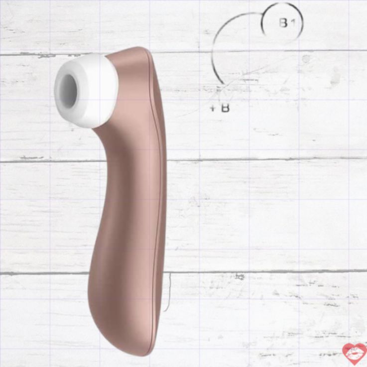 Satisfyer Pro 2+ vàng hồng hút clít rung 16.4cm