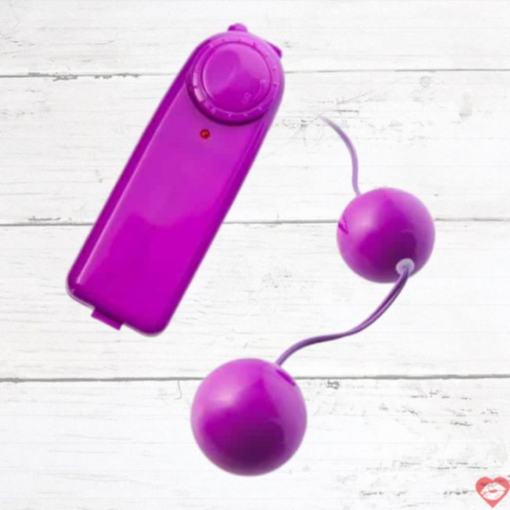 Toyfa Vibro Balls Tím 3cm Kegel Rung Mạnh Phụ Khoa 