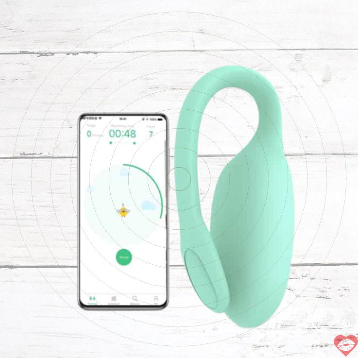 Magic Motion Kegel - Trứng Rung Kegel Xanh Ngọc App Điều Khiển