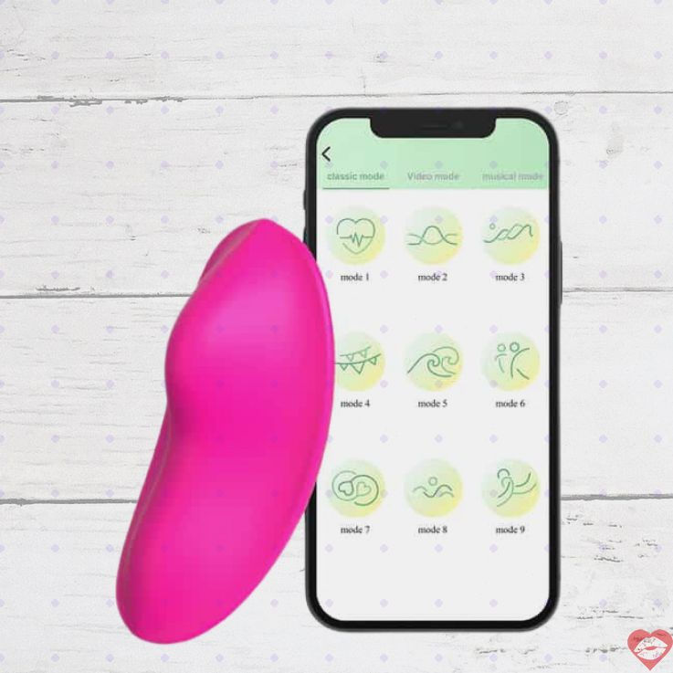 CNT Clit Magic panty vibe hồng app, rung di động đỉnh cao! 