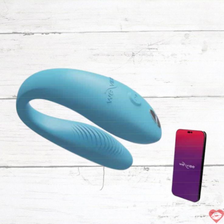 We-Vibe Sync Go Cặp Đôi Xanh App Rung Mạnh 7.75cm