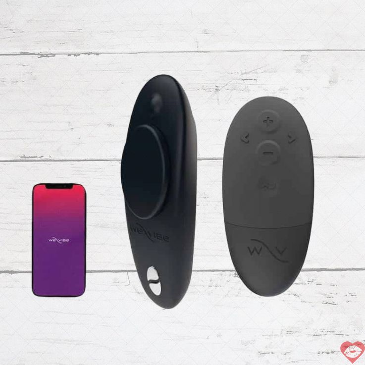 We-Vibe Moxie+ Clit Vibrator app đen điều khiển xa
