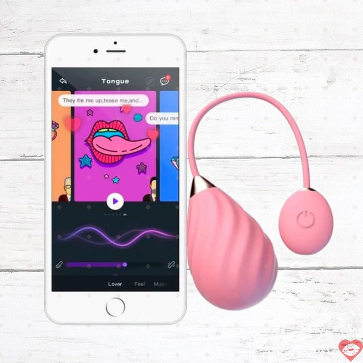 Magic Motion Sundae Trứng Rung App Hồng