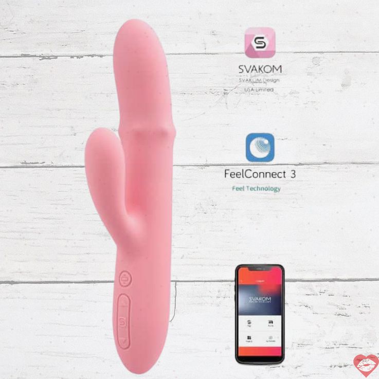 Svakom Mora Neo Thỏ Rung Hạt Ngọc App Điều Khiển
