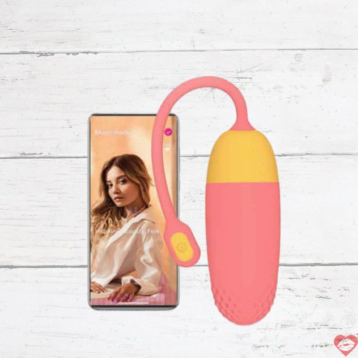 Vibro trứng Magic Motion Vini app điều khiển cam vàng