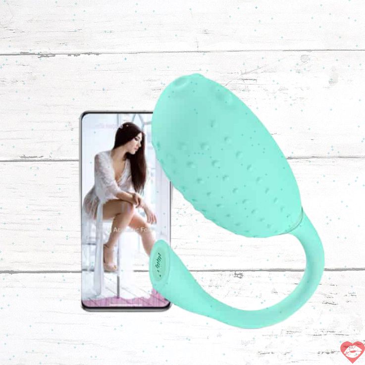 Magic Motion Fugu Trứng Rung Xanh Mint App Điều Khiển