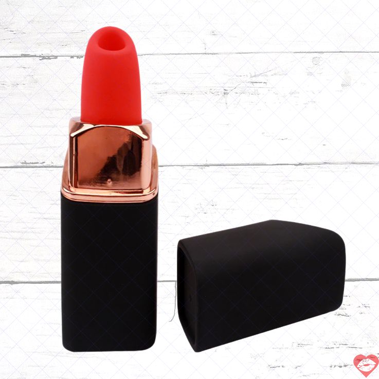 Chisa Lipstick Rung Đen 13cm Thủy Tinh Thật