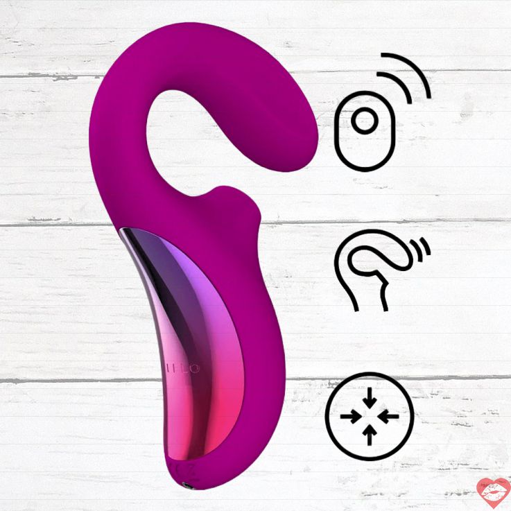 Lelo Enigma Cruise Hồng G+Cli Hút Siêu Âm Chống Nước