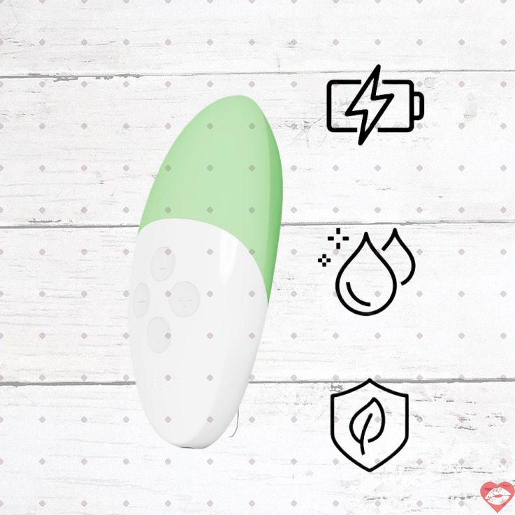 Lelo Siri 3 Rung Âm Tinh Voice Xanh Nhạt