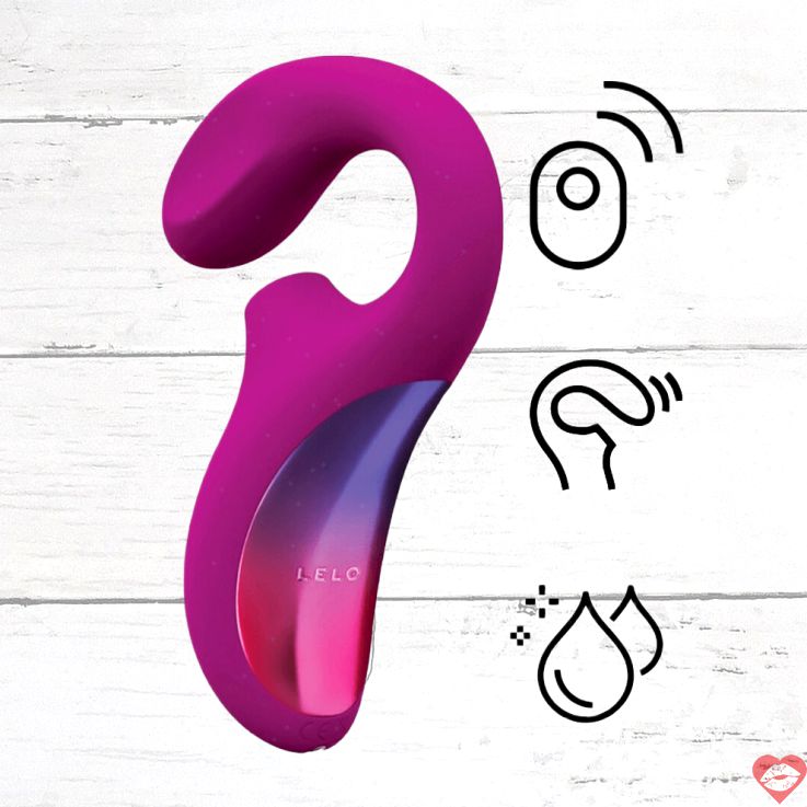 Lelo Enigma Hút G-Spot Rung Đỏ Thẫm SenSonic
